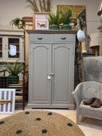 Meidenkast linnenkast taupe buffetkast biedermeier ladekast, Ophalen, 100 tot 150 cm, 50 tot 100 cm, Zo goed als nieuw