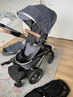 Joolz kinderwagen blauw/groen inclusief veel accessoires, Gebruikt, Verstelbare duwstang, Combiwagen, Ophalen