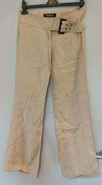 Beige linnen broek van D&G W29 L33, Dolce & Gabbana, Beige, Ophalen of Verzenden, Zo goed als nieuw