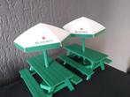 HEINEKEN picknick tafel + Parasol + bierpullen + kratje, Ophalen of Verzenden, Nieuw, Groter dan 1:32
