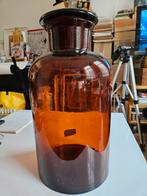 Vintage Medicijnpot - Bruin Rookglas, Antiek en Kunst, Antiek | Glas en Kristal, Ophalen