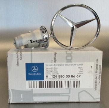 M BENZ STER SPEC UITV VOOR W123 W124 W126 W201 RVS CHROME, Auto diversen, Wieldoppen, Ophalen of Verzenden