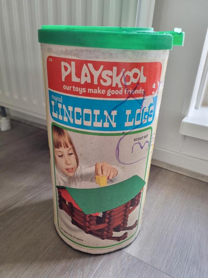 Playskool Original Lincoln Logs Scout set, Verzamelen, Speelgoed, Gebruikt, Ophalen