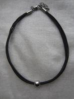 Twice As Nice == Ketting == Leer == NIEUW == INCL.VERZENDEN, Ophalen of Verzenden, Nieuw, Zwart, Overige materialen
