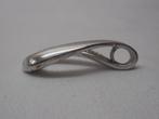 Zilveren fantasie hanger met steentjes nr.1400, Overige voorstellingen, Verzenden, Zo goed als nieuw, Zilver