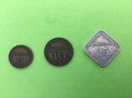 Boordgeld SMN 5, 10 en 25 cent, Ophalen of Verzenden, Koningin Wilhelmina, 25 cent, Setje