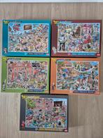 5 That's Life 1000 stukjes puzzel van beroemde schilders., Ophalen of Verzenden, 500 t/m 1500 stukjes, Zo goed als nieuw