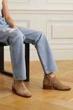 Lage suede enkellaarzen 38 (Phillip Lim) festival western, Phillip Lim, Bruin, Lage of Enkellaarzen, Ophalen of Verzenden