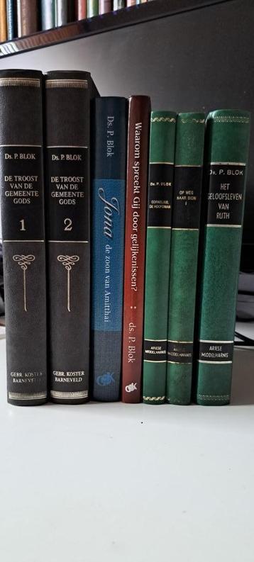 Preekboeken ds. P. Blok beschikbaar voor biedingen