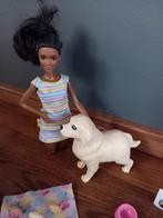 Barbie met hond en puppy's, Ophalen of Verzenden, Zo goed als nieuw, Barbie