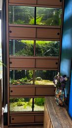 Aquariumstelling /kweekstelling met filter en verlichting, Dieren en Toebehoren, Ophalen, Zo goed als nieuw, Leeg aquarium
