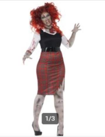 Zombie Schoolmeisje mt XL