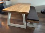 Prachtige eetkamertafel met bank, Huis en Inrichting, Tafels | Eettafels, Ophalen, 200 cm of meer, 50 tot 100 cm, Zo goed als nieuw