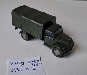 Wiking 335 g, Opel Blitz, militaire truck, 1/87 beschikbaar voor biedingen