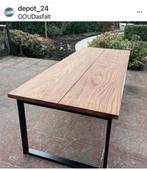 Tafel in alle soorten en maten van lokaal hout, Ophalen of Verzenden, Vijf personen of meer, Ovaal, Nieuw