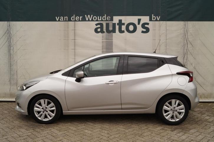 Nissan Micra 1.0 IG-T N-Connecta -NAVI-AIRCO-CAM-, Auto's, Nissan, Bedrijf, Micra, ABS, Achteruitrijcamera, Airbags, Airconditioning