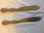 Zwaar verzilverde boter/vismessen, Antiek en Kunst, Curiosa en Brocante, Ophalen of Verzenden