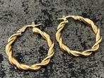 Prachtige 14 kt gouden wokkel oorbellen, Sieraden, Tassen en Uiterlijk, Oorbellen, Hangers, Nieuw, Ophalen of Verzenden, Goud