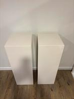 2 Hoogglans Sokkels / Pilaren - 80cm, Huis en Inrichting, Woonaccessoires | Zuilen en Pilaren, Ophalen, Zo goed als nieuw