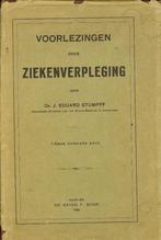 Dr. J.E. Stumpff - Voorlezingen over Ziekenverpleging - 1926, Antiek en Kunst, Ophalen of Verzenden, Dr. J.E. Stumpff