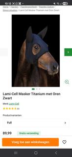 Lami-cell masker met oren maat M/cob, Dieren en Toebehoren, Ophalen of Verzenden, Zo goed als nieuw, Overige soorten