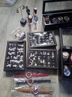 Grote partij oorbellen, horloges ringen en rekjes, Ophalen of Verzenden, Gebruikt