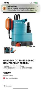 Gardena Dompelpomp 7000 SL - Gebruikt, Ophalen of Verzenden, Gebruikt, Elektrisch, Dompelpomp