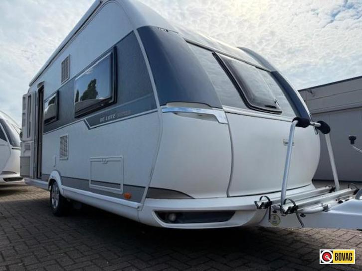 Hobby 495 UL Luxe Edition Mover Airco thule luifel fietsenre, Caravans en Kamperen, Caravans, Bedrijf, 1000 - 1250 kg, Rondzit