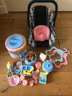 poppen verzorging-set 22 delig, poppen Maxi-Cosi, Ophalen of Verzenden, Gebruikt, Babypop
