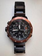 horloges, Sieraden, Tassen en Uiterlijk, Horloges | Heren, Gebruikt, Staal, Polshorloge, Overige materialen