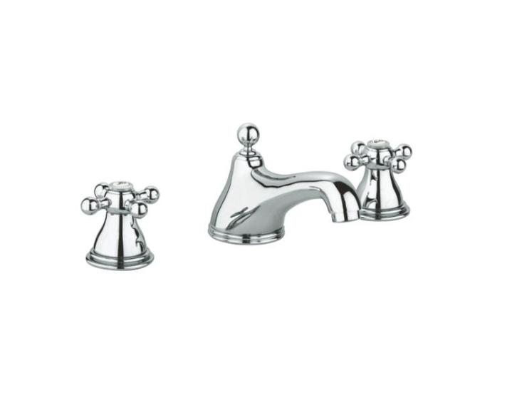 GROHE SINFONIA 3-GATS WASTAFELMENGKRAAN, Doe-het-zelf en Verbouw, Sanitair, Nieuw, Kraan, Chroom, Ophalen of Verzenden
