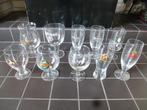 8 bierglazen van 7 verschillende merken, Verzamelen, Glas en Borrelglaasjes, Ophalen of Verzenden, Zo goed als nieuw, Bierglas