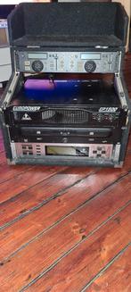 DJ Set te Koop: CD Spelers, Versterker, Equalizer in Kist, Ophalen of Verzenden, Gebruikt, Audio