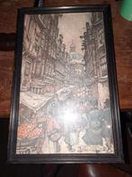 Anton Pieck - Engelsche Steeg A'dam, Antiek en Kunst, Ophalen of Verzenden