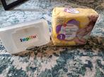 Baby pampers maat 1 2-5 kg en billendoekjes houder, Ophalen of Verzenden, Nieuw, Overige typen