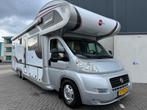 Fiat Ducato Bürstner Argos A747-2 6 persoons Level systeem, Caravans en Kamperen, Campers, 7 tot 8 meter, Bedrijf, Hordeur, Handgeschakeld