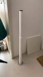 Ikea Olov verstelbare tafelpoot wit, Ophalen of Verzenden, Zo goed als nieuw, Rond, 50 tot 100 cm