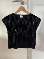 Kerstpak kersttop en broek maat 152 Zara zwart glitters, Ophalen, Meisje, Zo goed als nieuw, Setje