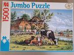 Jumbo..legpuzzel..DE BOERDERIJ, Ophalen of Verzenden, 500 t/m 1500 stukjes, Gebruikt, Legpuzzel
