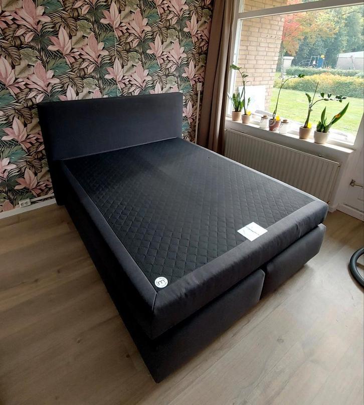 Tweepersoons Boxspring - Karlsson Vildar Poly, Huis en Inrichting, Slaapkamer | Bedden, Zo goed als nieuw, Tweepersoons, 160 cm