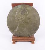 La Reine Astrid - Carlos Van Dionant  - Plaquette Brons, Ophalen of Verzenden