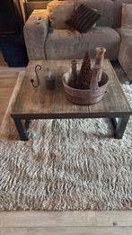 Prachtige sobere oud eiken salontafel!, 100 tot 150 cm, Zo goed als nieuw, Minder dan 50 cm, Rechthoekig