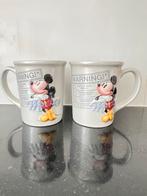 Disneyland Parijs Bekers Mickey & Minnie Mouse, Verzamelen, Ophalen of Verzenden, Mickey Mouse, Zo goed als nieuw, Servies