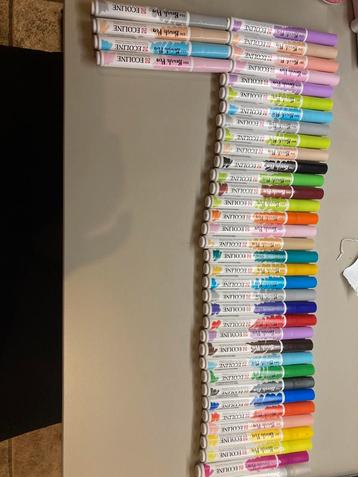 Ecoline brush pennen - zo goed als nieuw beschikbaar voor biedingen