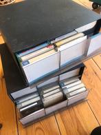 Cassettebandjes met opbergboxen - 138 stuks, Cd's en Dvd's, Cassettebandjes, Ophalen, Gebruikt, Overige genres, Voorbespeeld