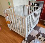 Box TWF verstelbaar + boxmatras, Ophalen, Zo goed als nieuw, Vierkant, In hoogte verstelbaar