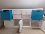 Ikea Kallax WIT 8 vakken plus 4 deur/  2 lades/ 2 ma, Ophalen, Gebruikt
