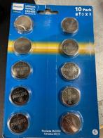 10 x CR2450 Lithium knoopcel batterijen Philips, Ophalen of Verzenden, Nieuw
