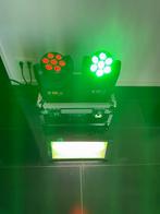 2X Moving-head 1X Stroboscoop + flightcase, Ophalen of Verzenden, Zo goed als nieuw, Licht