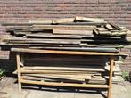Partij schuur/schutting hout., Doe-het-zelf en Verbouw, Hout en Planken, Gebruikt, 200 tot 250 cm, Plank, Overige houtsoorten